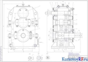 Чертеж редуктора