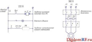 Электрическая схема станка (формат А3)