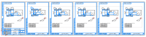 2.	Набор чертежей эскизов технологических наладок 6хА4