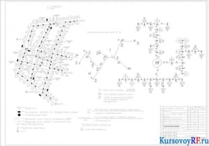  План населенного пункта и расчетные схемы сети