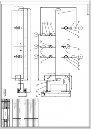 2.	Технологическая схема обвязки устья газовой скважины, А1