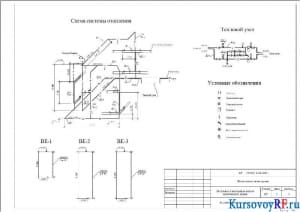 Аксонометрические схемы систем отопления и вентиляции