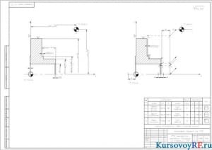 Чертеж РТК обработки шестерни привода (формат А 1)