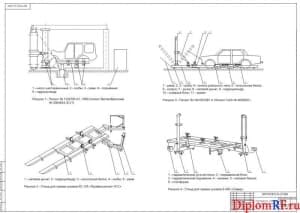 Чертеж конструкции стендов для кузовного ремонта (формат А1)