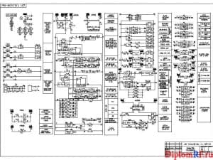 Схема РЗА секционного выключателя (формат А1)