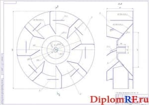 Сборочный чертеж ротора (формат А1)