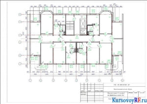 План типового этажа М 1:100