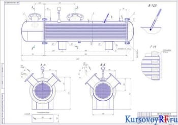 Расчетный проект корпуса для теплообменника кожухотрубчастого водо-водянистого
