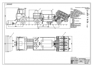 Проект асфальторазогревателя-ремонтера для разогрева АБ смеси на базе МАЗ-5337