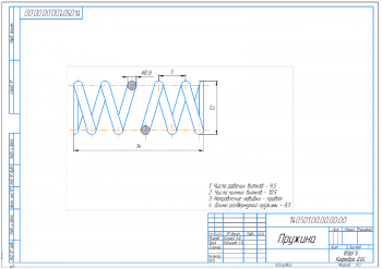 3.	Деталь пружина А3