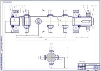 Сборочный чертеж ротора конструкции (А1)