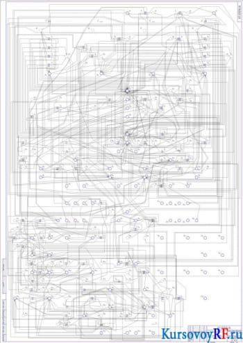 Модель работы ГАУ в виде сетей Петри (формат А0)