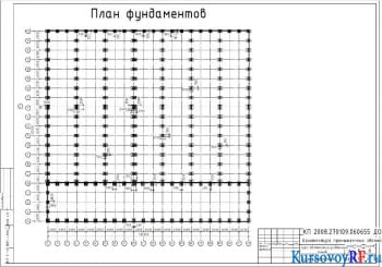  План фундаментов