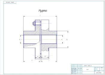 6.	Конструкция муфты в сборе