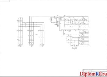 Схема электрическая принципиальная токарно-винторезного станка (формат А1)