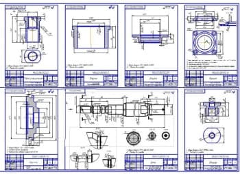 Рабочие чертежи деталей конструкции (деталировка) 1 (формат А1)