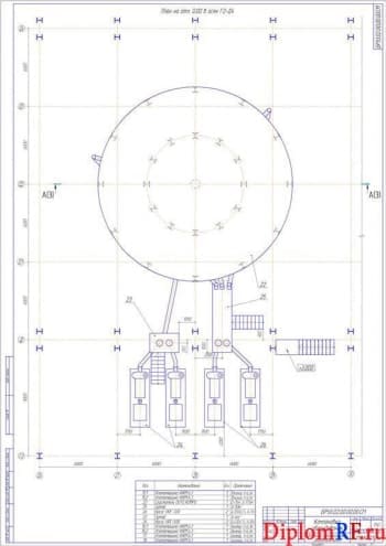 Схема план компоновка оборудования (формат А1)